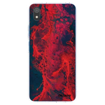 Picasee silikonski prozorni ovitek za Xiaomi Redmi 7A - Organic red