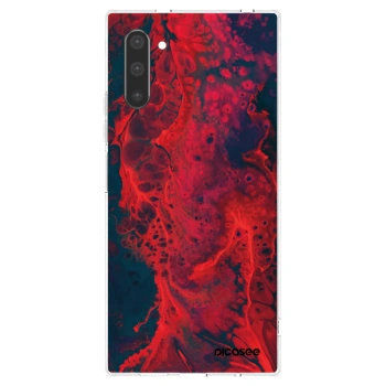 Picasee silikonski prozorni ovitek za Samsung Galaxy Note 10 N970F - Organic red