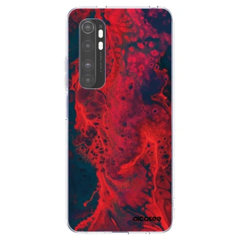 Picasee silikonski prozorni ovitek za Xiaomi Mi Note 10 Lite - Organic red