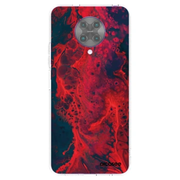 Picasee silikonski prozorni ovitek za Xiaomi Poco F2 Pro - Organic red