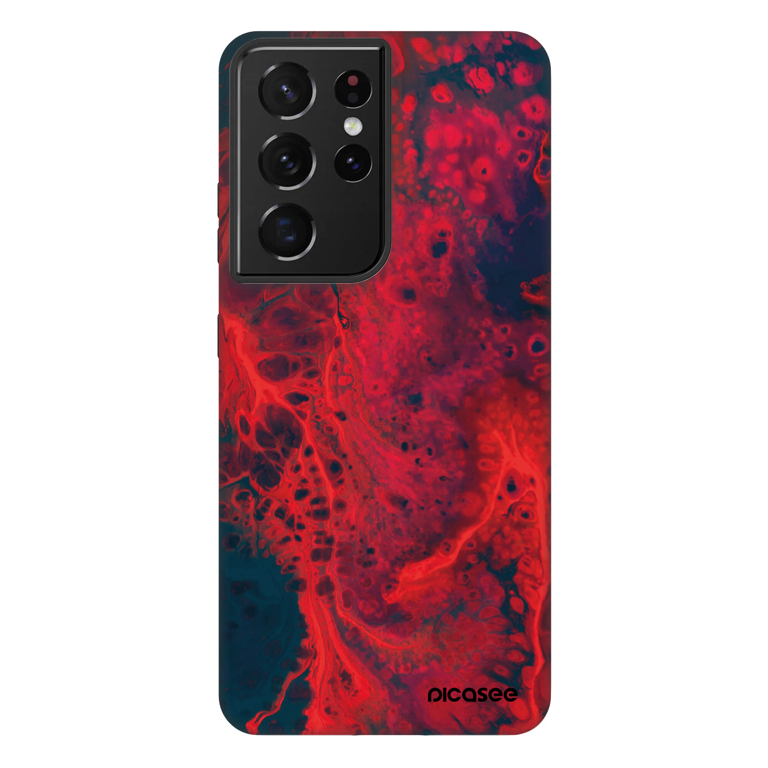 Picasee Fashion Case za Samsung Galaxy S21 Ultra 5G G998B - Organic red