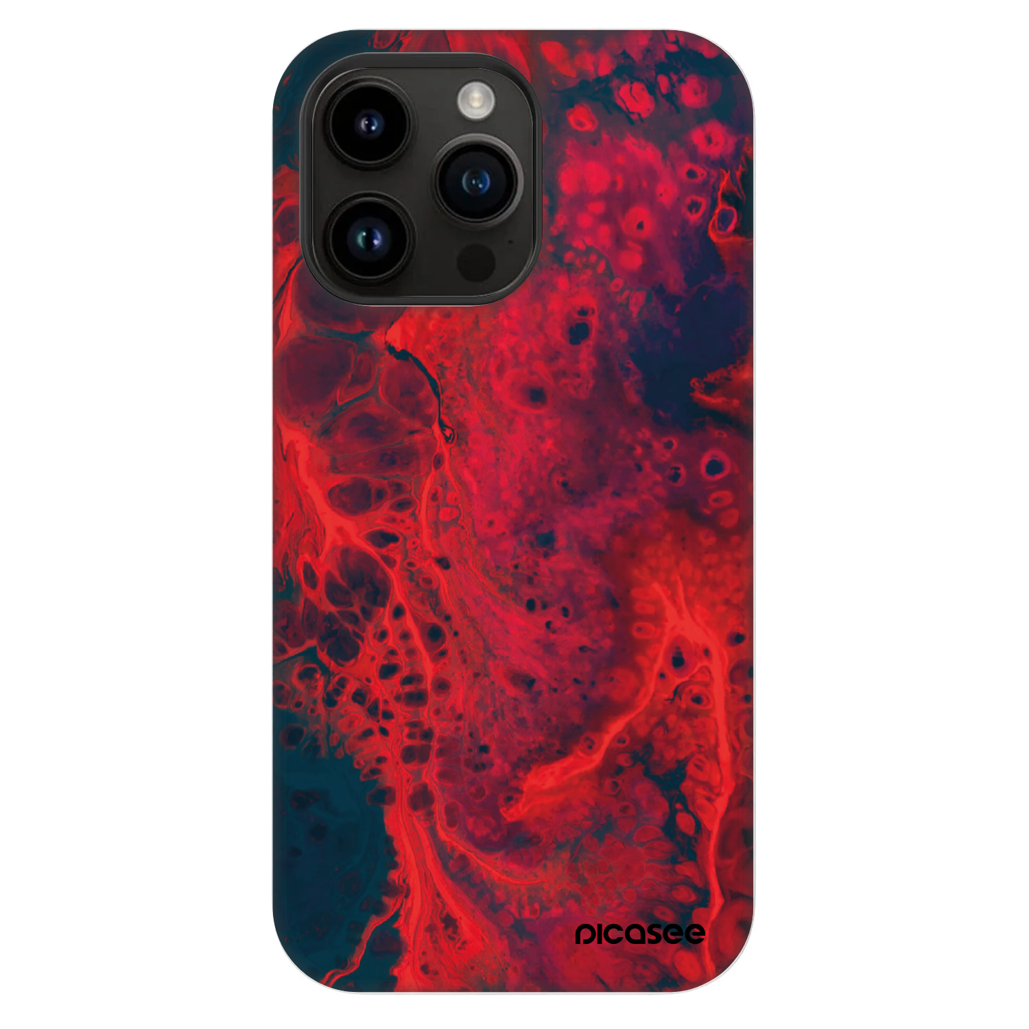 Picasee Fashion Case MagSafe za Apple iPhone 14 Pro Max - Organic red