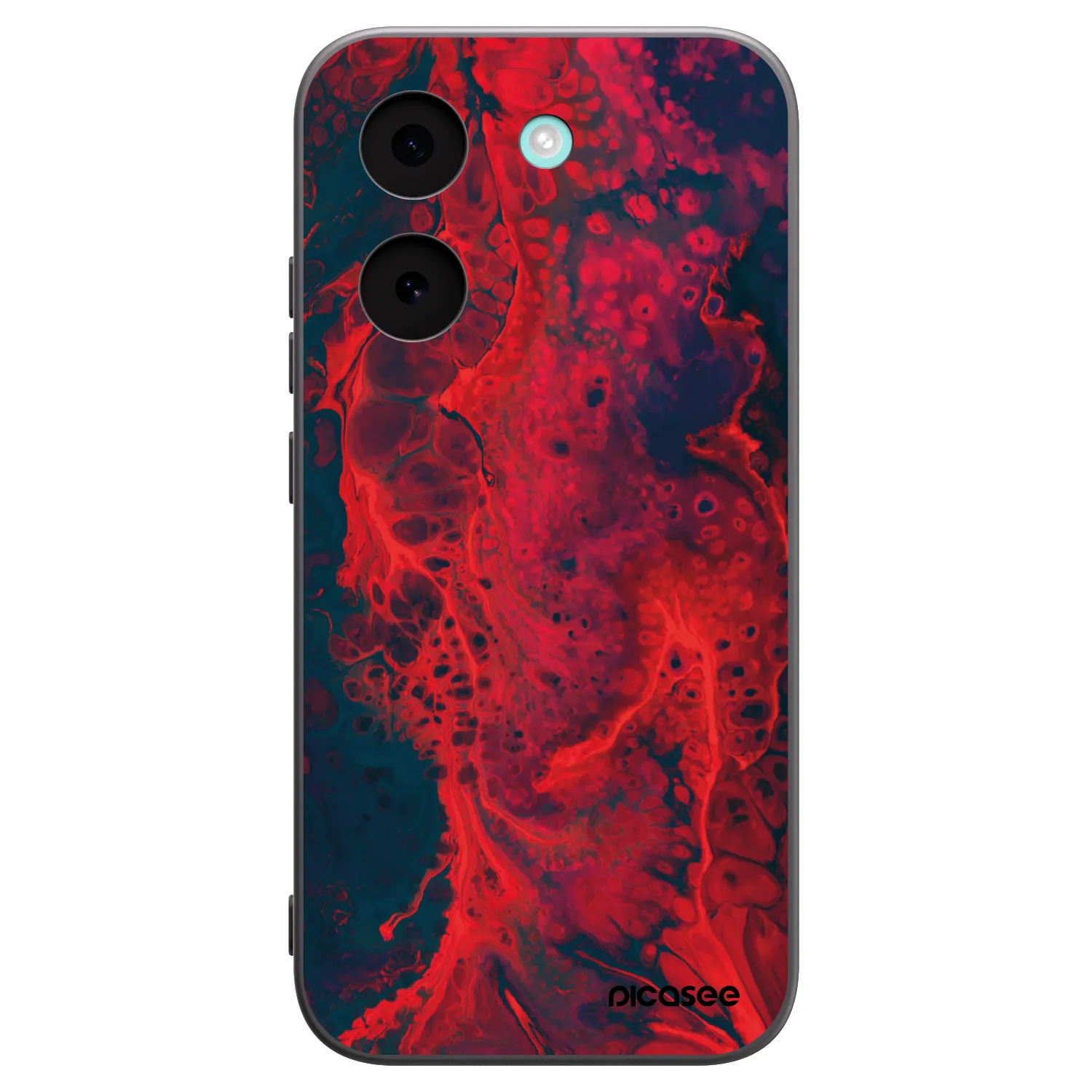 Picasee silikonski črni ovitek za Xiaomi Poco X8 Pro - Organic red