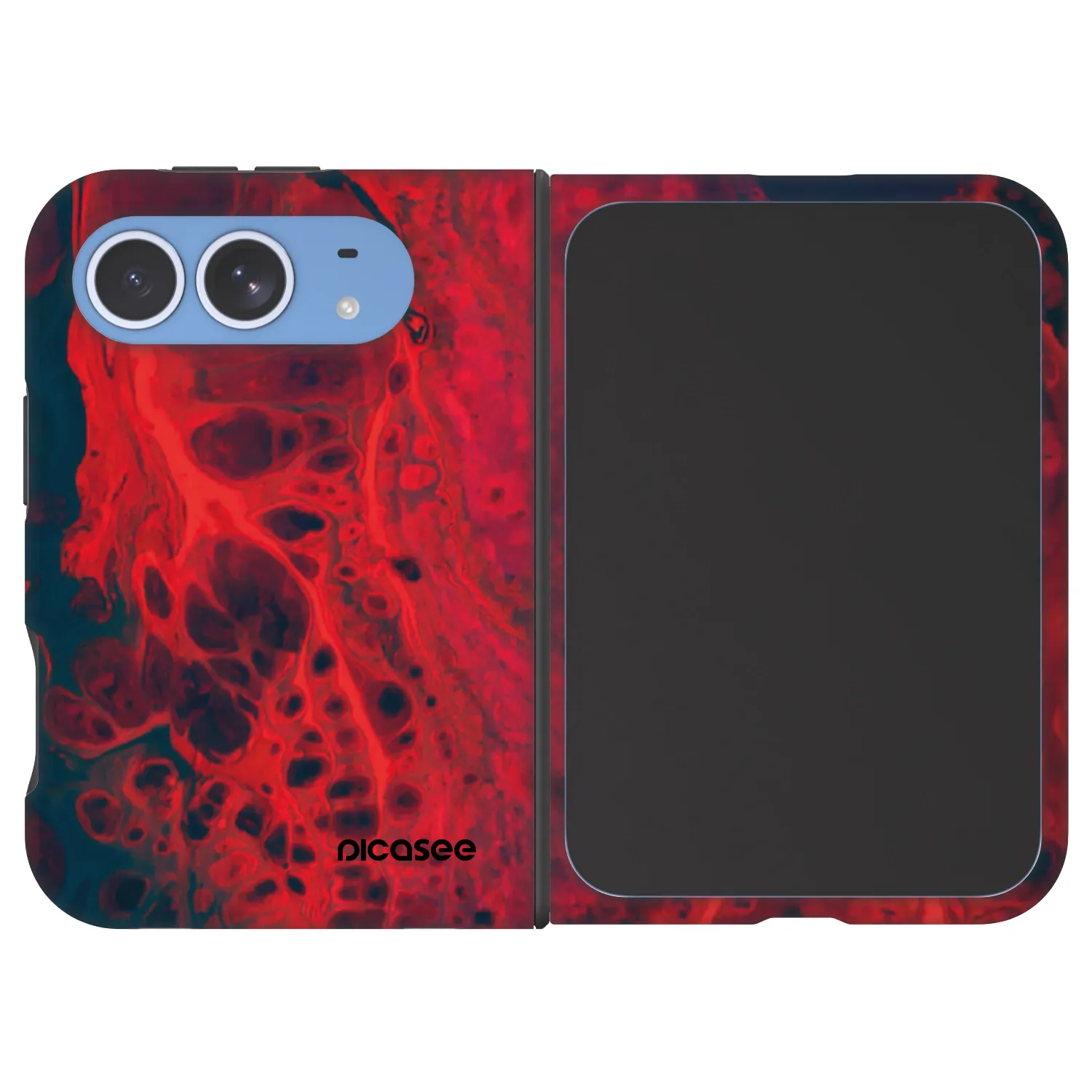 Picasee Fashion Case MagSafe za Apple iPhone Duo - Organic red