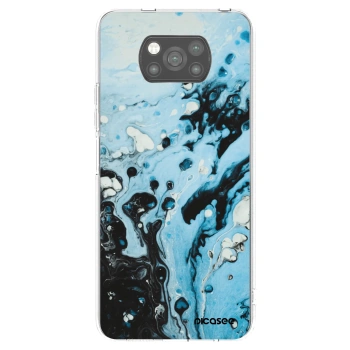 Picasee silikonski črni ovitek za Xiaomi Poco X3 - Organic blue