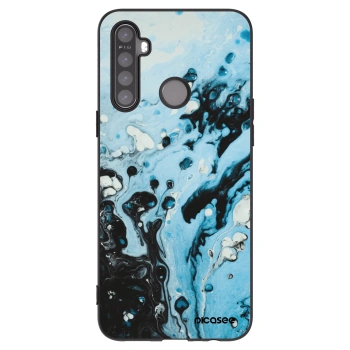 Picasee silikonski črni ovitek za Realme 6i - Organic blue