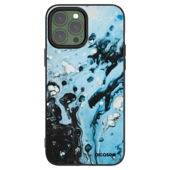 Picasee silikonski črni ovitek za Apple iPhone 13 Pro Max - Organic blue