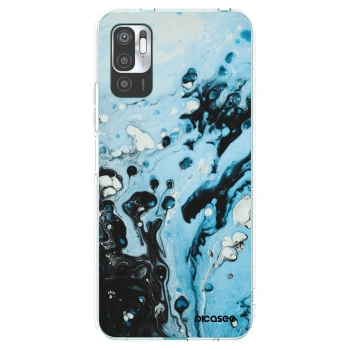 Picasee silikonski prozorni ovitek za Xiaomi Redmi Note 10 5G - Organic blue