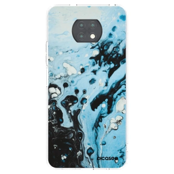 Picasee silikonski prozorni ovitek za Xiaomi Redmi Note 9T - Organic blue
