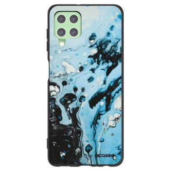 Picasee silikonski črni ovitek za Samsung Galaxy A22 A225F 4G - Organic blue
