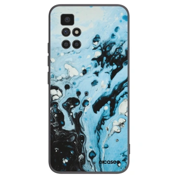 Picasee silikonski črni ovitek za Xiaomi Redmi 10 - Organic blue