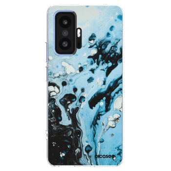 Picasee silikonski prozorni ovitek za Xiaomi 11T - Organic blue