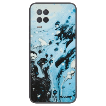 Picasee silikonski črni ovitek za Realme 8 5G - Organic blue
