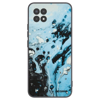 Picasee silikonski črni ovitek za Realme 8i - Organic blue