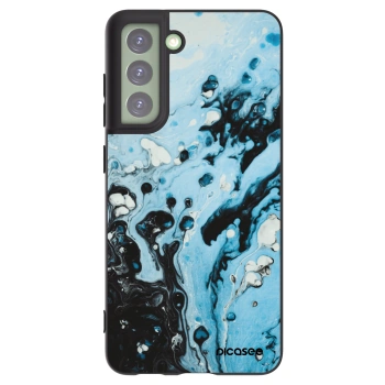 Picasee silikonski črni ovitek za Samsung Galaxy S21 FE 5G - Organic blue
