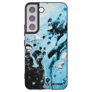 Picasee silikonski črni ovitek za Samsung Galaxy S22 5G - Organic blue