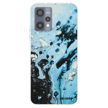 Picasee silikonski prozorni ovitek za Realme 9 Pro 5G - Organic blue