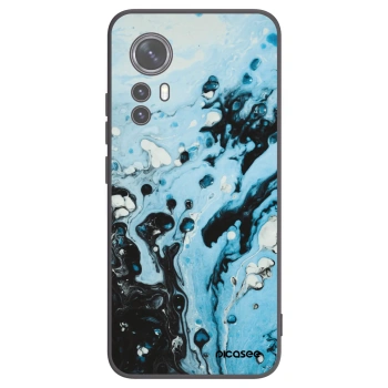 Picasee silikonski črni ovitek za Xiaomi 12X - Organic blue