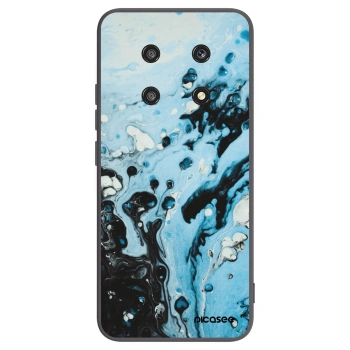 Picasee silikonski črni ovitek za Honor Magic4 Lite 5G - Organic blue