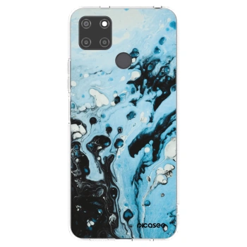Picasee silikonski prozorni ovitek za Realme C21Y - Organic blue