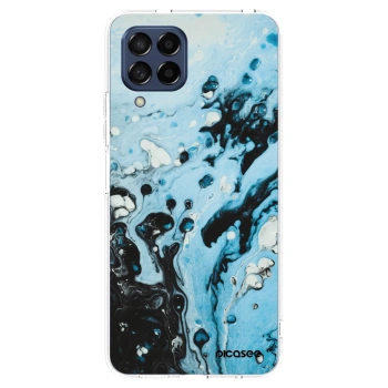 Picasee silikonski prozorni ovitek za Samsung Galaxy M53 5G - Organic blue