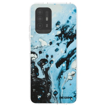 Picasee silikonski prozorni ovitek za OPPO A94 5G - Organic blue