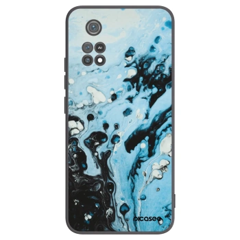 Picasee silikonski črni ovitek za Xiaomi Poco M4 Pro - Organic blue