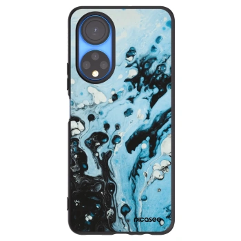 Picasee silikonski črni ovitek za Honor X7 - Organic blue