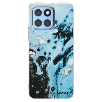 Picasee silikonski prozorni ovitek za Honor X8 5G - Organic blue
