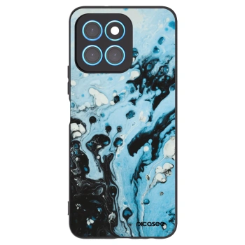 Picasee silikonski črni ovitek za Honor X6 - Organic blue
