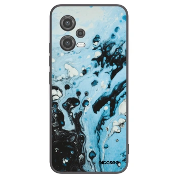 Picasee silikonski črni ovitek za Xiaomi Poco X5 - Organic blue