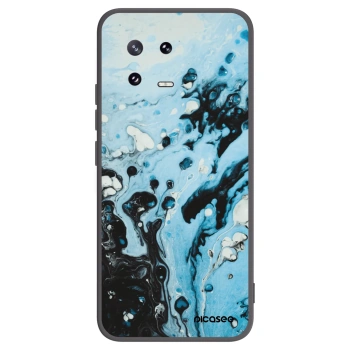 Picasee silikonski črni ovitek za Xiaomi 13 Pro - Organic blue
