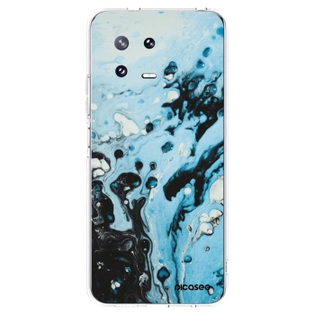 Picasee silikonski prozorni ovitek za Xiaomi 13 Pro - Organic blue