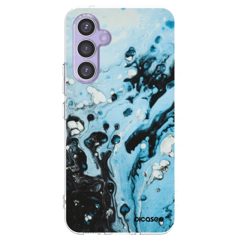 Picasee silikonski prozorni ovitek za Samsung Galaxy A54 5G A546B - Organic blue