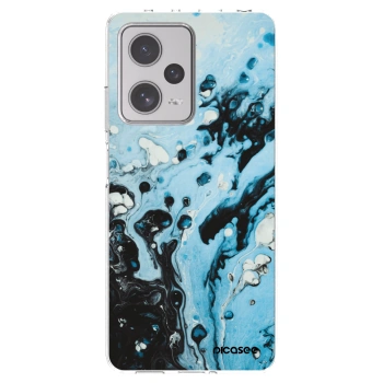 Picasee silikonski prozorni ovitek za Xiaomi Redmi Note 12 Pro+ 5G - Organic blue