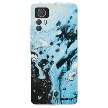 Picasee silikonski prozorni ovitek za Xiaomi Redmi Note 12S - Organic blue