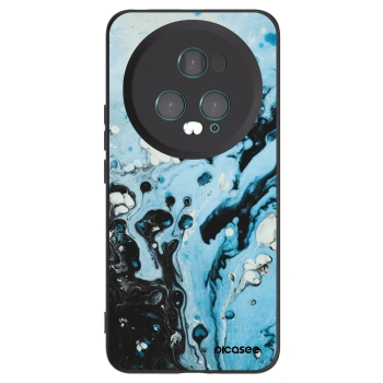 Picasee silikonski črni ovitek za Honor Magic5 Pro - Organic blue