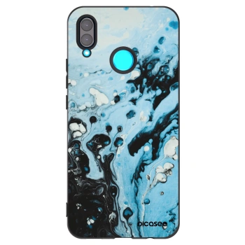 Picasee silikonski črni ovitek za Huawei Nova 3 - Organic blue