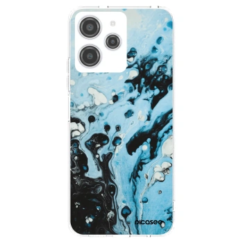 Picasee silikonski prozorni ovitek za Xiaomi Redmi 12 4G - Organic blue