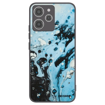 Picasee silikonski črni ovitek za Xiaomi Redmi 12 4G - Organic blue