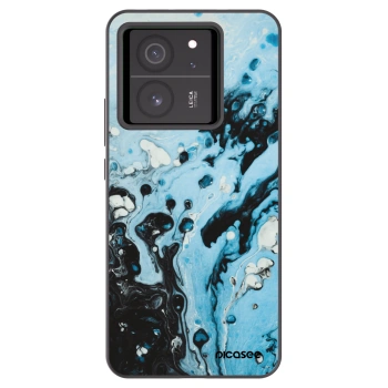Picasee silikonski črni ovitek za Xiaomi 13T - Organic blue