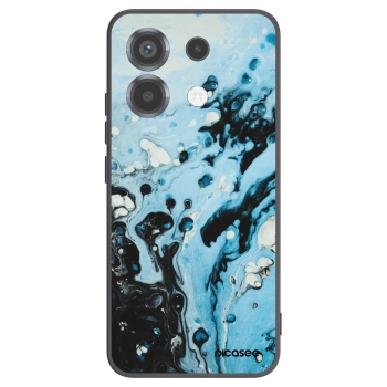 Picasee silikonski črni ovitek za Xiaomi Poco X6 - Organic blue