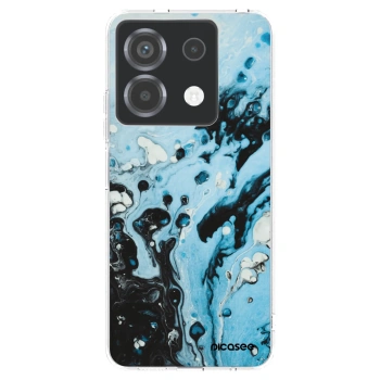 Picasee silikonski prozorni ovitek za Xiaomi Poco X6 - Organic blue