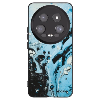 Picasee silikonski črni ovitek za Xiaomi 14 Ultra - Organic blue