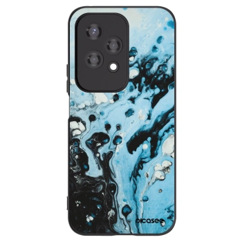 Picasee silikonski črni ovitek za Honor 200 Lite - Organic blue