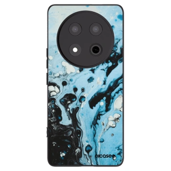 Picasee silikonski črni ovitek za Honor Magic7 Lite 5G - Organic blue