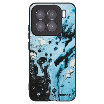 Picasee silikonski črni ovitek za Xiaomi 15 - Organic blue