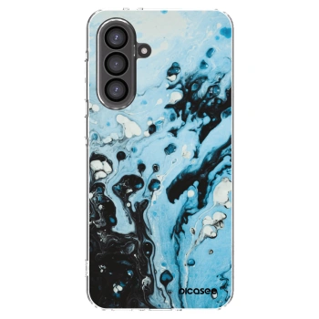 Picasee silikonski prozorni ovitek za Samsung Galaxy A36 5G - Organic blue