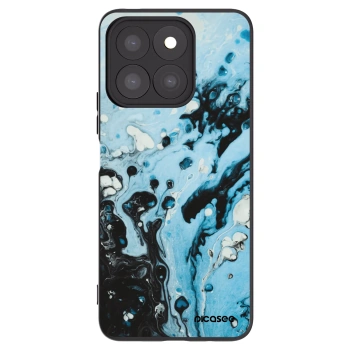 Picasee silikonski črni ovitek za Honor X8c - Organic blue