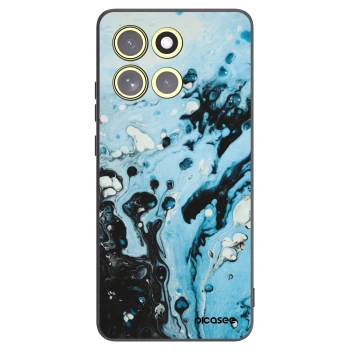 Picasee silikonski črni ovitek za Motorola Moto G86 5G - Organic blue